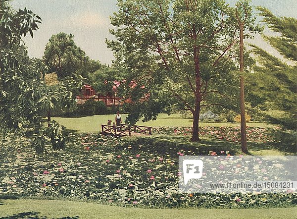Die Gärten der Königin   um 1947. Schöpfer: Unbekannt.