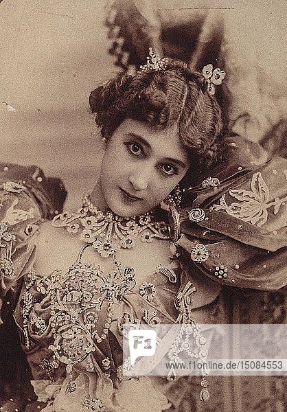 La Belle Otéro  1890er Jahre. Schöpfer: Fotoatelier Reutlinger  Paris .