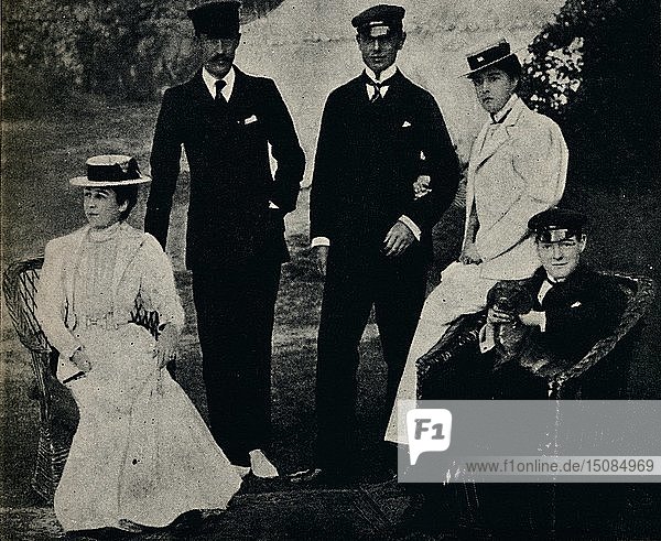 'Family Group at Cowes' early 1890s (1945). Creator: Unknown.