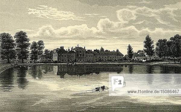 Kensington Palace   um 1876. Schöpfer: Unbekannt.