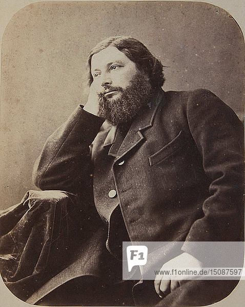 Gustave Courbet  um 1866. Schöpfer: Nadar  Gaspard-Félix (1820-1910).