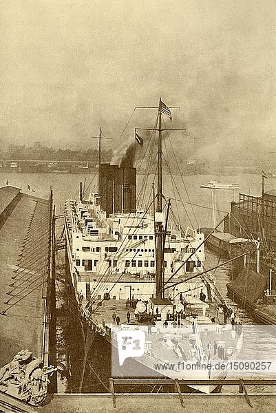 'A Famous French Liner  The 'Paris' (34 569 Tons)'  c1930. Creator: Unknown.