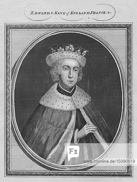 Edward  König von England und Frankreich   1787. Schöpfer: Unbekannt.
