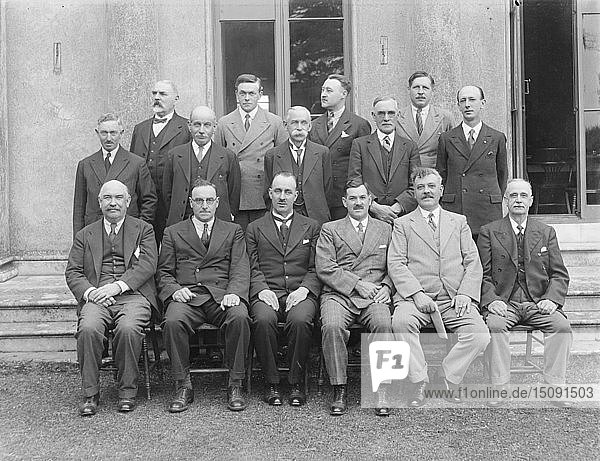Group portrait c1935. Creator: Kirk & Sons of Cowes.