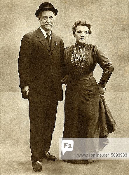 Herr und Frau George Lansbury im Jahr 1910   (1935). Schöpfer: Unbekannt.
