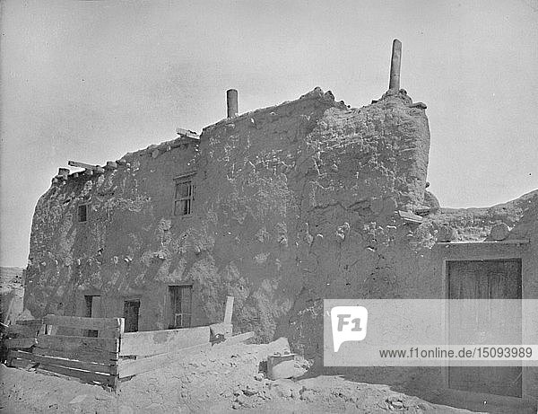 Ältestes Haus in den Vereinigten Staaten  Santa Fe  New Mexico   um 1897. Schöpfer: Unbekannt.