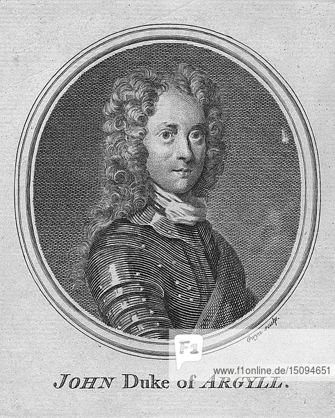 John Duke of Argyll . Schöpfer: Gwyn.