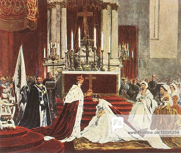 Krönung von Wilhelm I. in Königsberg  18. Oktober 1861  (1936). Schöpfer: Unbekannt.