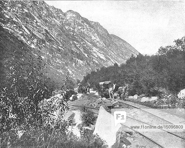 Cottonwood Canyon  Utah  USA  um 1900. Schöpfer: Unbekannt.