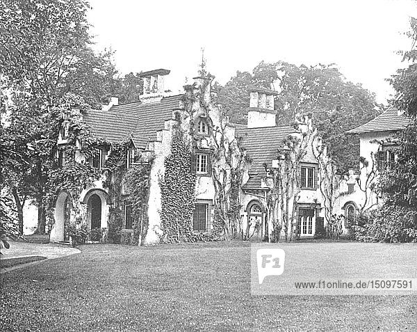 Sunnyside   Haus von Washington Irving  in der Nähe von Tarrytown  Staat New York  USA  um 1900. Schöpfer: Unbekannt.