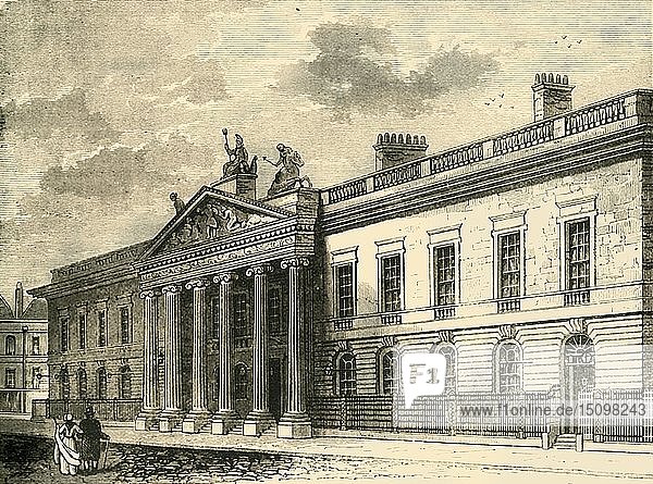 Das alte Indienbüro  London 1803   (1890). Schöpfer: Unbekannt.