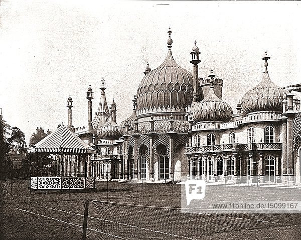 Der Pavillon in Brighton  Sussex  1894. Schöpfer: Unbekannt.