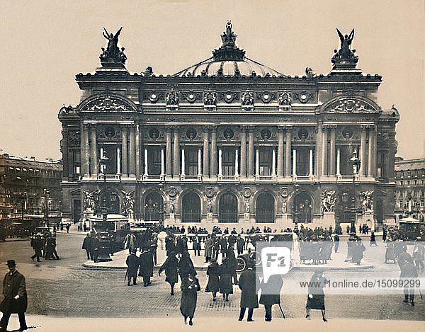 'Paris. - L'Opéra. - LL  c1910. Creator: Unknown.