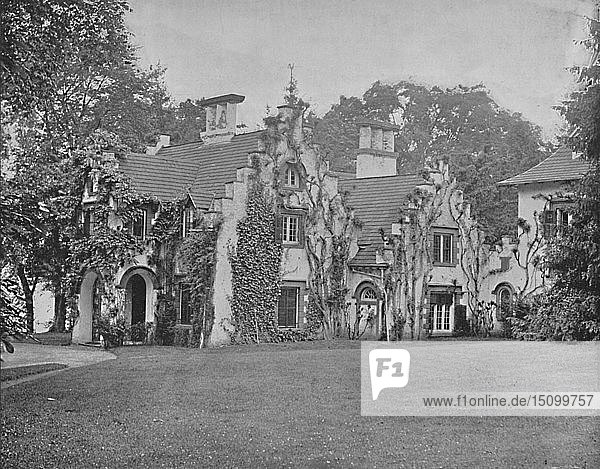 Sunnyside  Haus von Washington Irving  in der Nähe von Tarrytown  New York   um 1897. Schöpfer: Unbekannt.