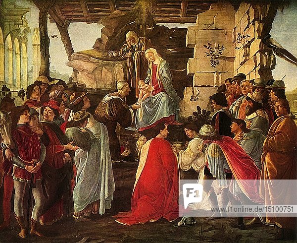 Anbetung der Könige   1476  (1937). Schöpfer: Sandro Botticelli.