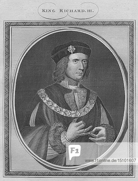 König Richard III.   1786. Schöpfer: Unbekannt.