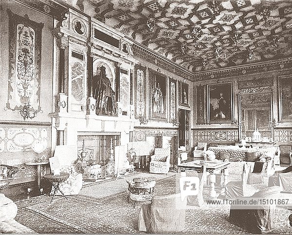 King James's Room  Hatfield House  Hatfield  Hertfordshire  1894. Schöpfer: Unbekannt.