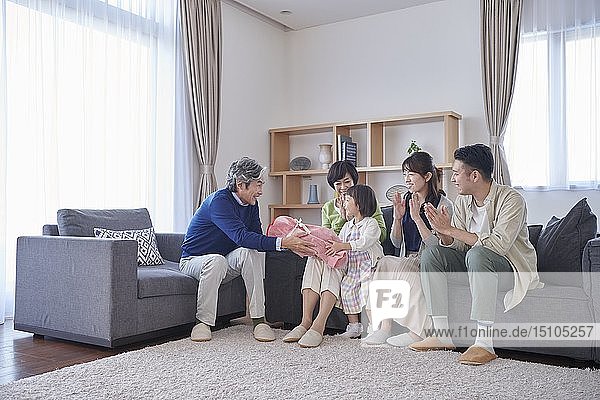 japanische Familie