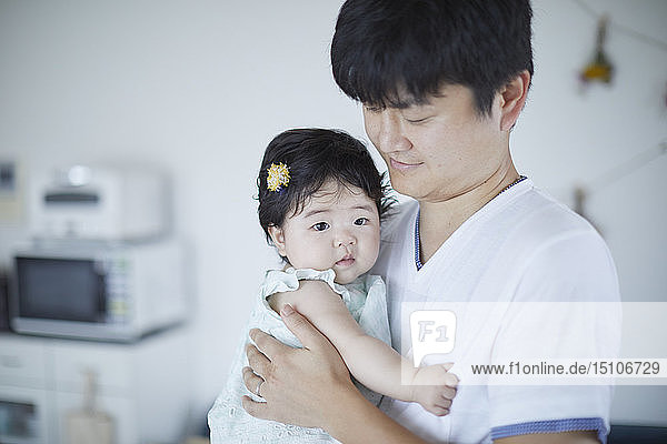 Japanese family at home