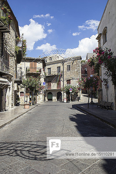 Italy Sicily Petralia Soprana old town