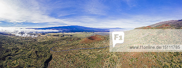 USA  Hawaii  Big Island  Blick über den Mauna Kea State Park