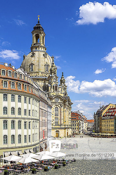 View to Church of Our Lady  Dresden  Germany