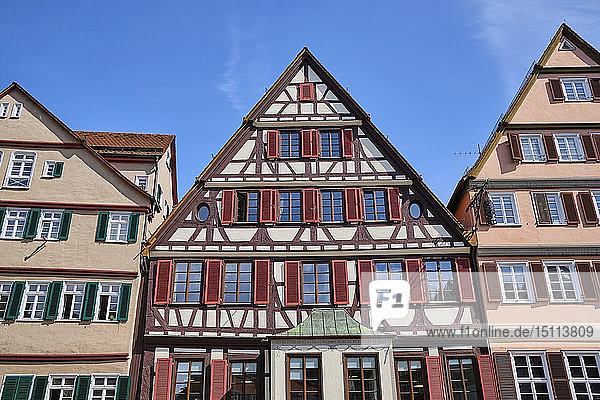 Timber-framed house in the old town  Tuebingen  Baden-Wuerttemberg  Germany