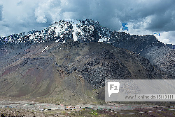 Mountain pass near Mendoza  Andes  Argentina  South America