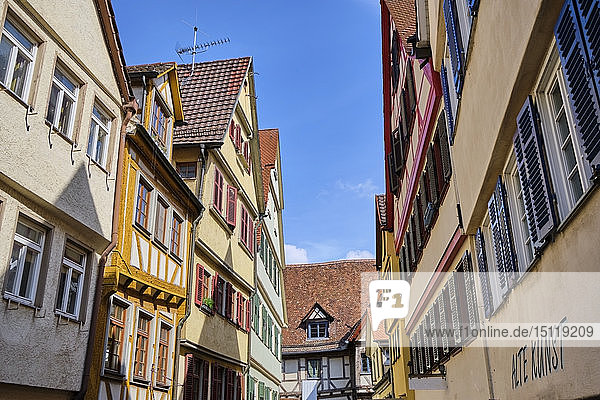 Fachwerkhäuser in der Altstadt  Tübingen  Baden-Württemberg  Deutschland