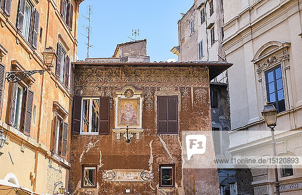 Alte Häuser  Rom  Italien