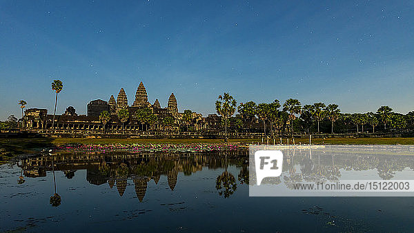 Ansicht der Tempelanlage Angkor Wat Siem Reap Kambodscha