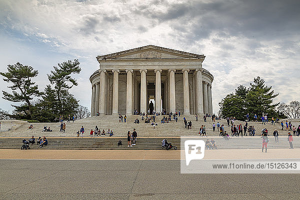 View of Thomas Jefferson Memorial  Washington D.C.  United States of America  North America