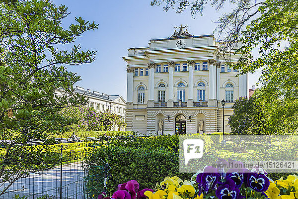 Die Universität von Warschau in der Altstadt  UNESCO-Weltkulturerbe  Warschau  Polen  Europa