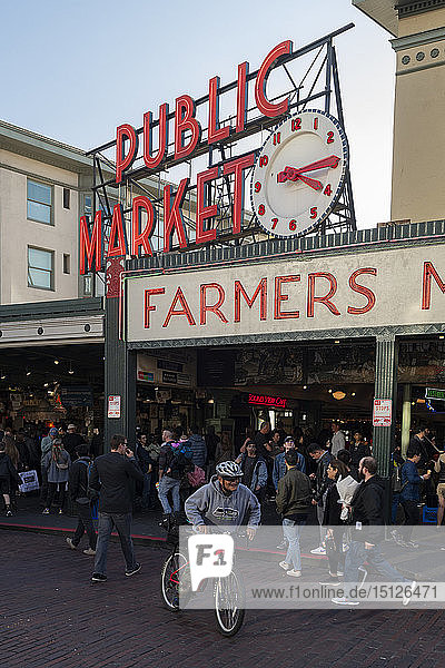Public Market  Seattle  Bundesstaat Washington  Vereinigte Staaten von Amerika  Nordamerika
