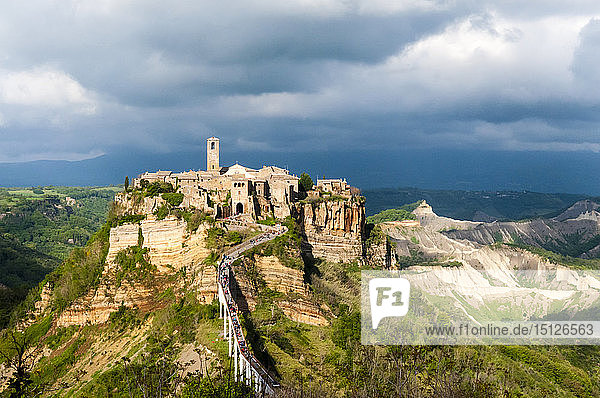 Civita di Bagnoregio Province of Viterbo Lazio Italy Europe
