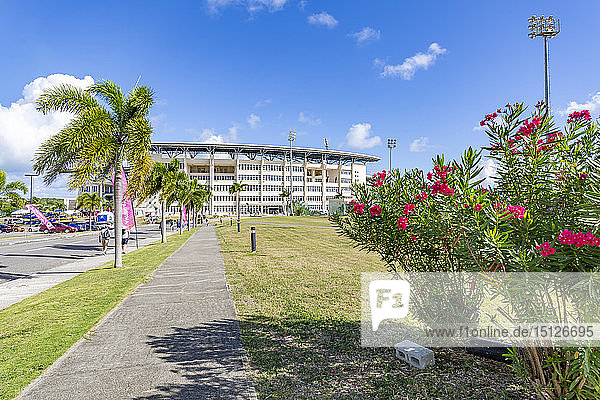 View of Sir Vivian Richards Stadium  St. George  Antigua  West Indies  Caribbean  Central America