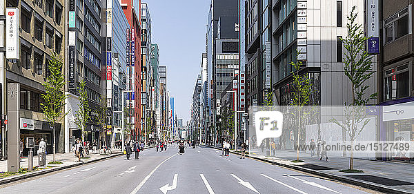 Hochhäuser im Zentrum von Tokio  Japan  Asien