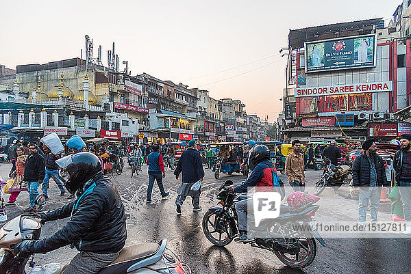 Chandni Chowk Straßenmarkt  Alt-Delhi  Indien  Asien