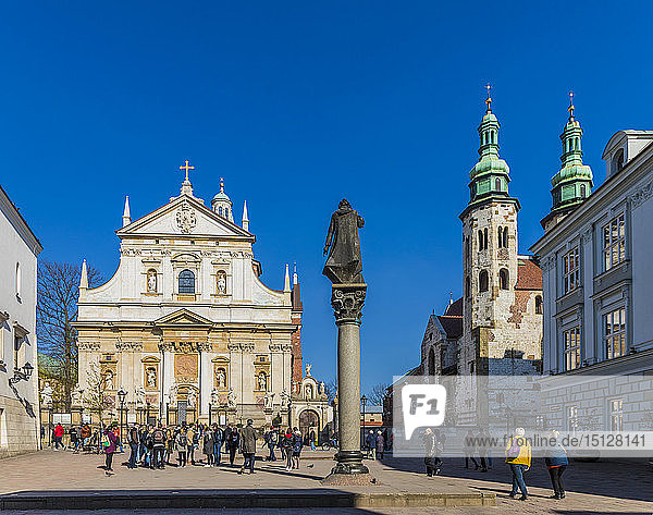 The Church of Saint Peter and Saint Paul in the medieval old town  UNESCO World Heritage Site  Krakow  Poland  Europe