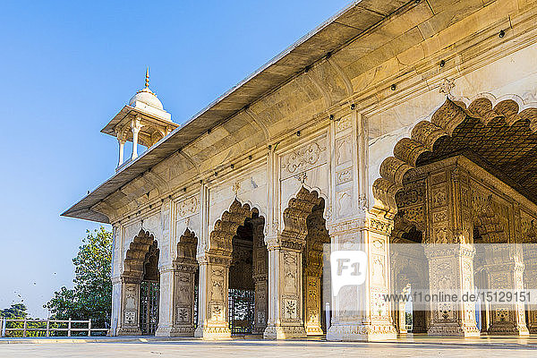 Khas Mahal im Roten Fort  UNESCO-Weltkulturerbe  Alt-Delhi  Indien  Asien