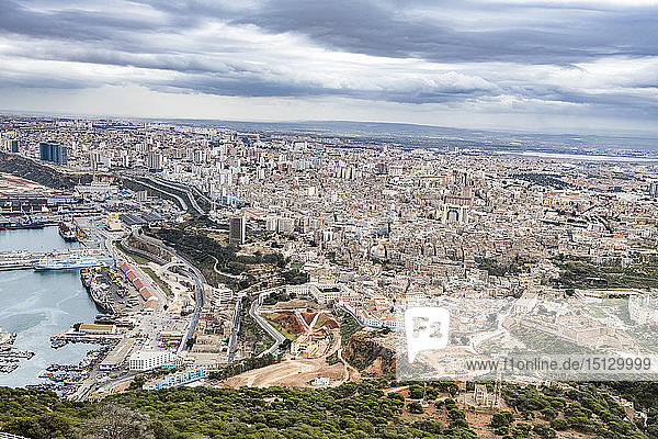 View over Oran Algeria North Africa Africa