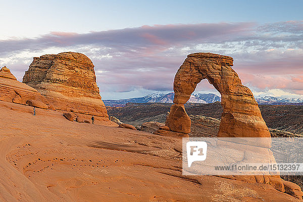Delicate Arch  Arches National Park  Moab  Utah  Vereinigte Staaten von Amerika  Nord-Amerika