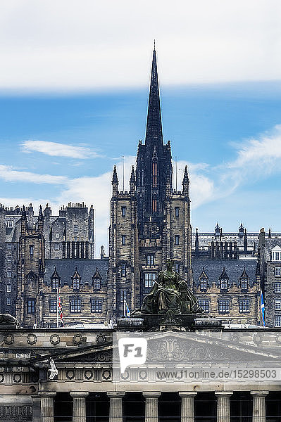 Großbritannien  Schottland  Edinburgh  Blick auf die Stadt
