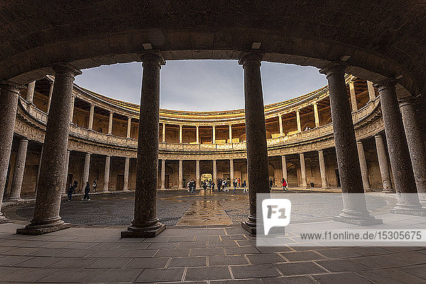 Palace of Charles V  Alhambra  Granada  Spain