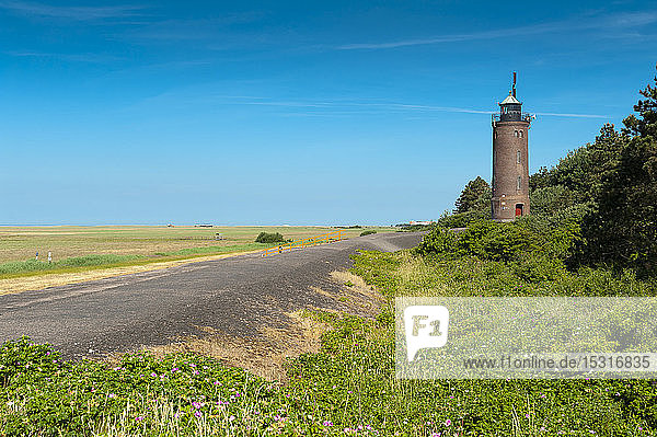 Deutschland Schleswig-Holstein Sankt Peter-Ording Leuchtturm in Sankt Peter-Böhl