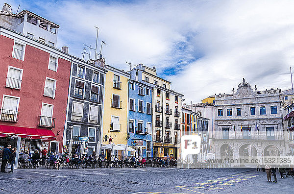 Spanien  Autonome Gemeinschaft Kastilien-La Mancha  Stadt Cuenca  Plaza Mayor (UNESCO-Welterbe) (Schönstes Dorf Spaniens)