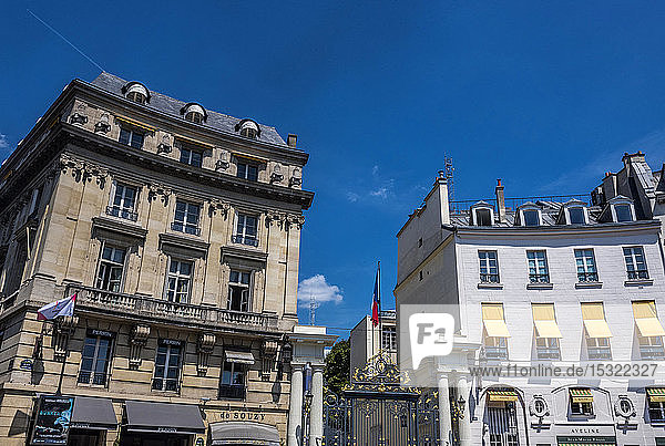 Frankreich  8. Arrondissement von Paris  Place Beauvau  Gebäude und Eingang des französischen Innenministers
