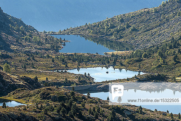 France  Pyrenees Ariegeoises Regional Nature Park  Bassies lakes  GR 10