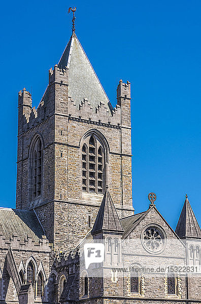 Republik Irland  Dublin  historisches Zentrum  Christ Church Kathedrale (Kathedrale der Heiligen Dreifaltigkeit) (19. Jahrhundert)