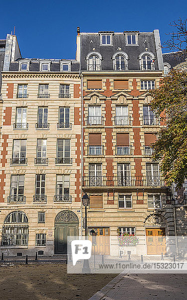 Frankreich  Paris  1. Arrondissement  Ile de la Cite  Gebäude der Place Dauphine